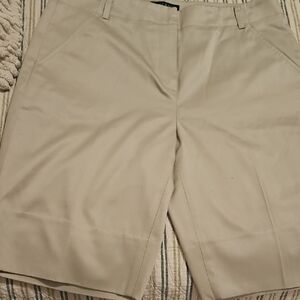 Foxcroft Women's Tan Bermuda Shorts